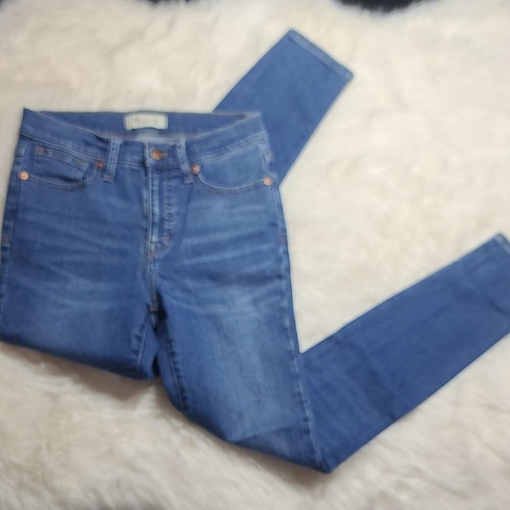 Madewell Women's Mid-Rise Skinny Jeans in Blue